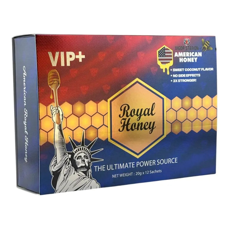 American Royal Honey 12 Packs - Vitalhoneyus Vitalhoneyus Default Title