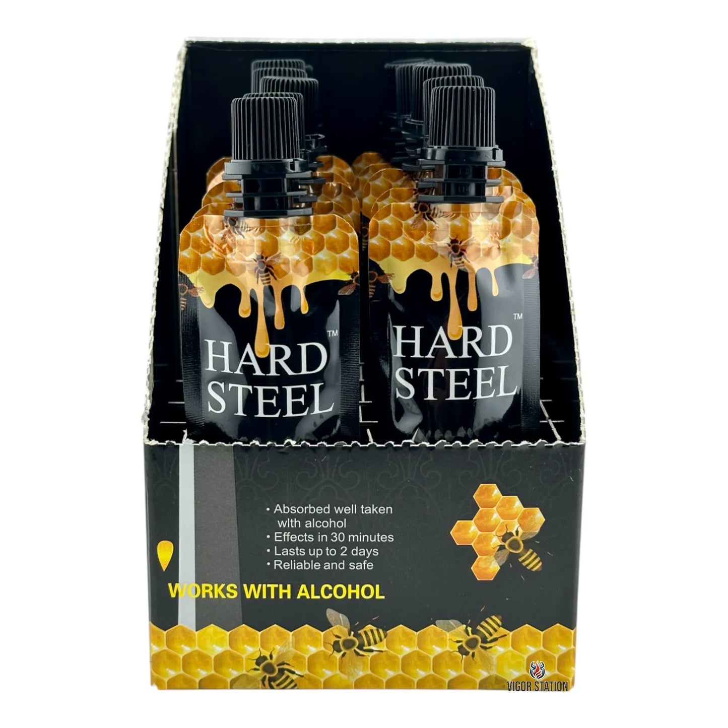 Hard Steel Honey – 12 PACKS - Vitalhoneyus Vitalhoneyus Default Title