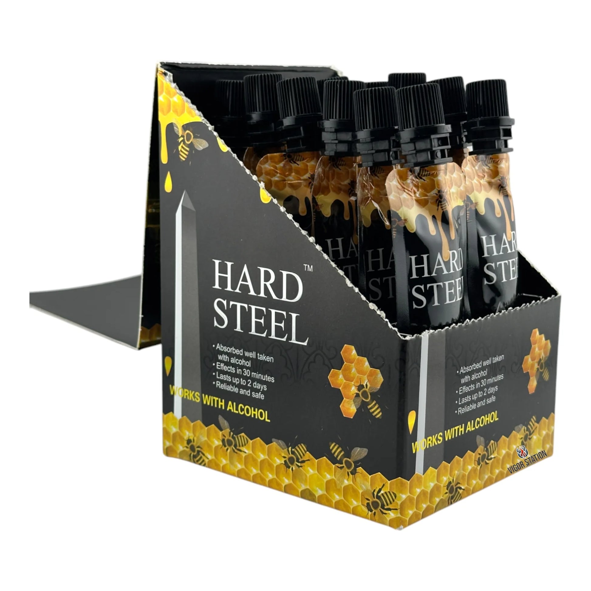 Hard Steel Honey – 12 PACKS - Vitalhoneyus Vitalhoneyus Default Title