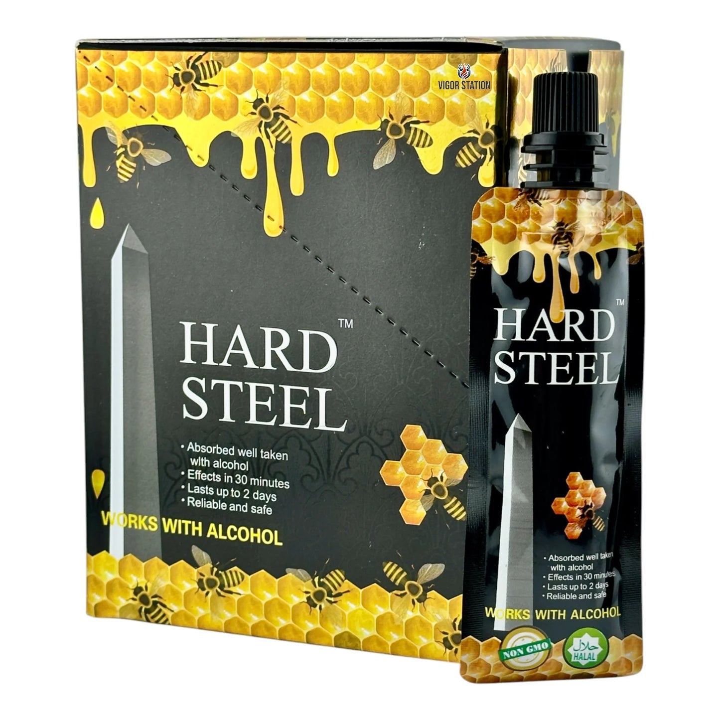 Hard Steel Honey – 12 PACKS - Vitalhoneyus Vitalhoneyus Default Title