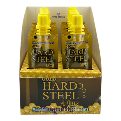 Hard Steel Plus Honey – 12 Pack Tubes - Vitalhoneyus Vitalhoneyus Default Title