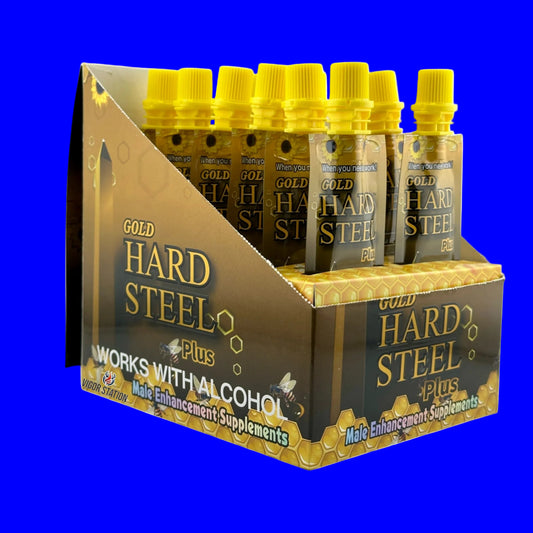 Hard Steel Plus Honey – 12 Pack Tubes - Vitalhoneyus Vitalhoneyus Default Title