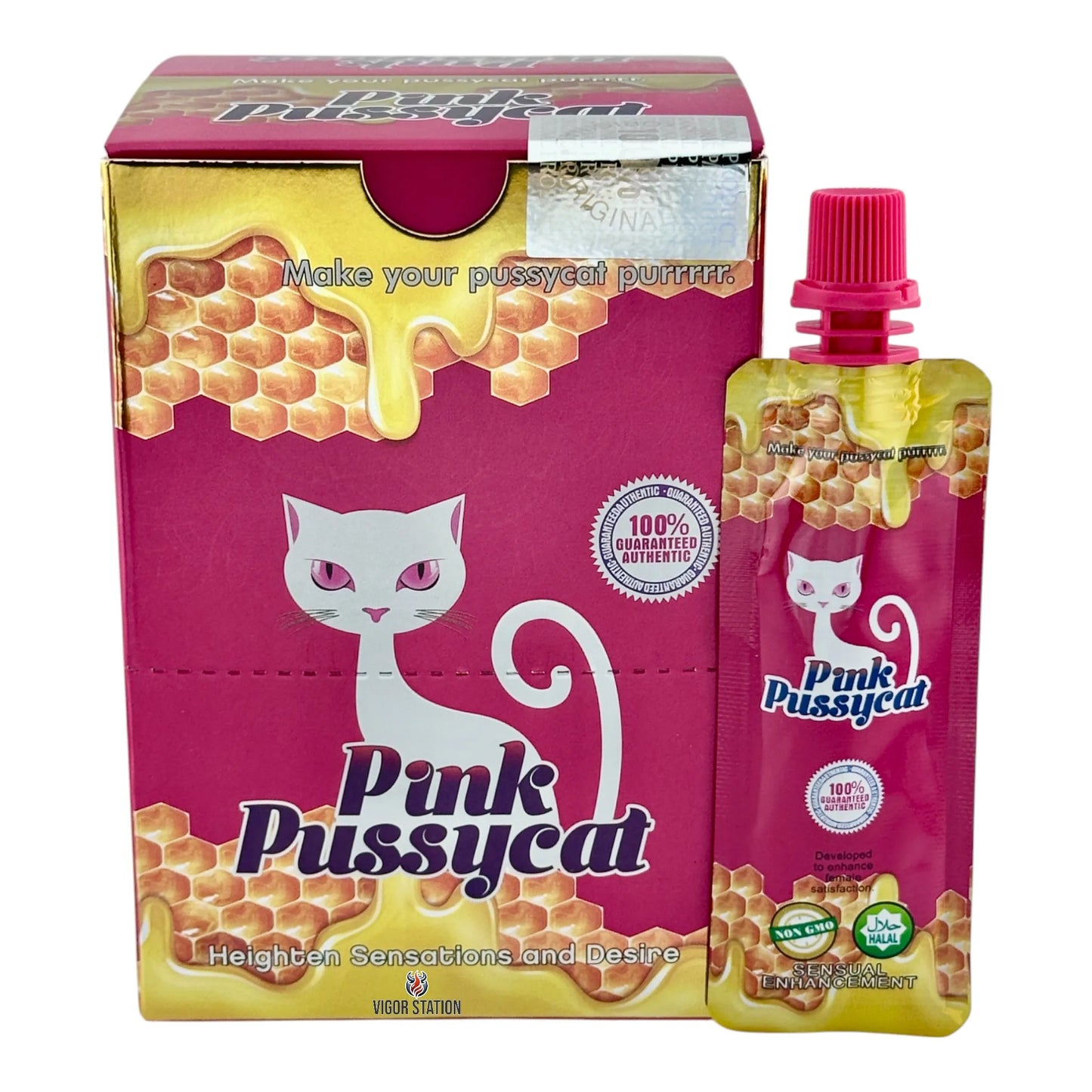 Pink Pussycat Honey 12 Pack - Vitalhoneyus Vitalhoneyus Default Title