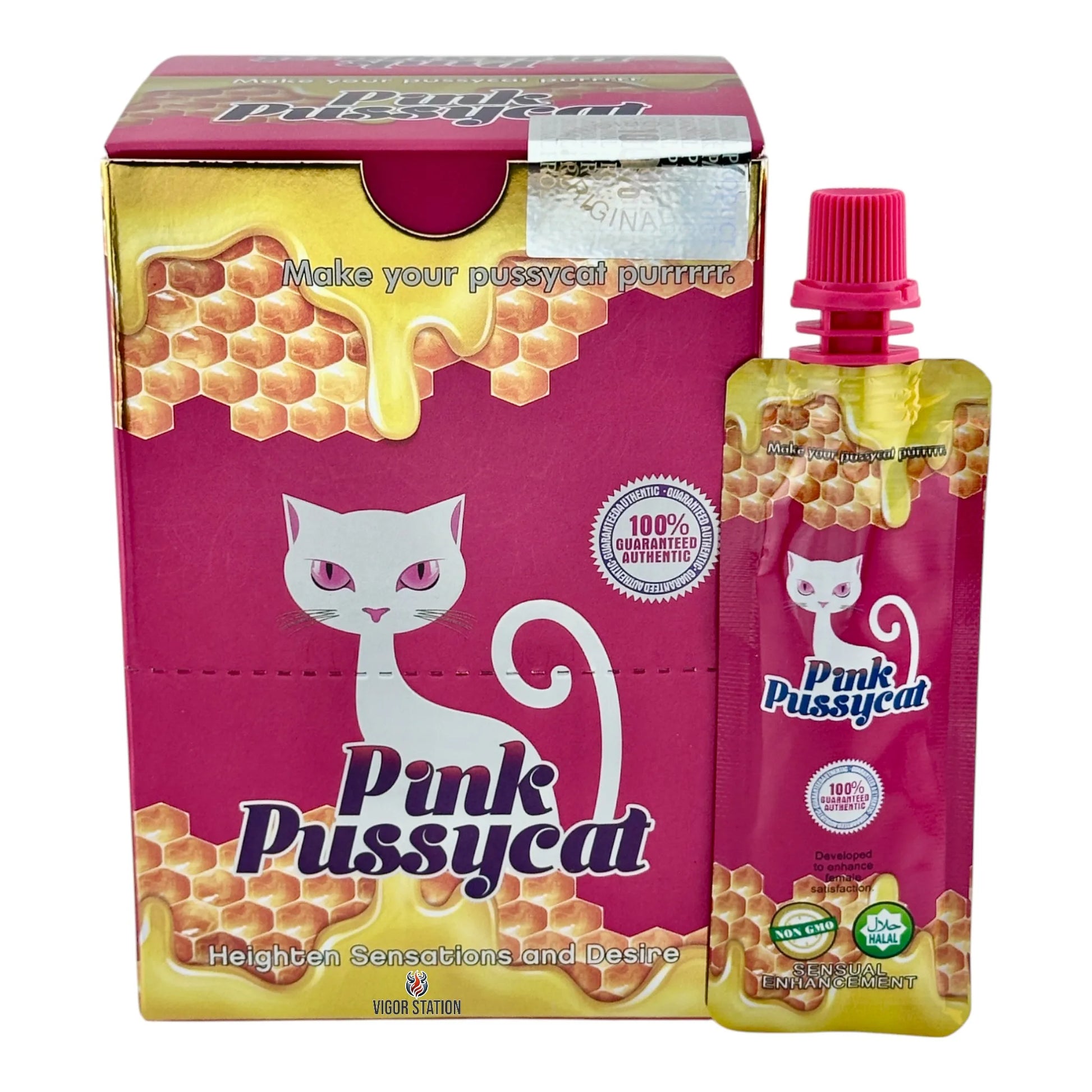 Pink Pussycat Honey 12 Pack - Vitalhoneyus Vitalhoneyus Default Title