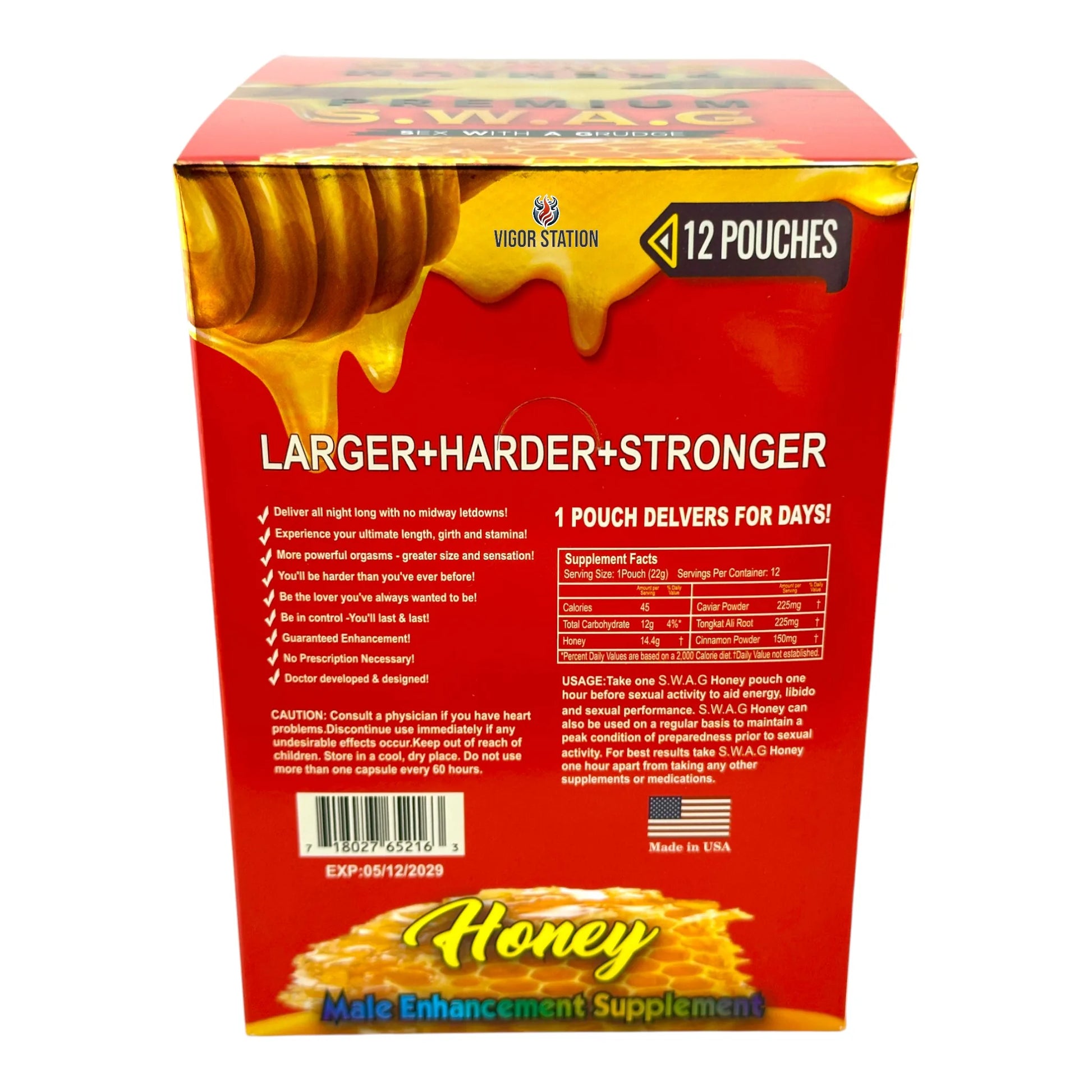 Premium Swag Honey – 12 Pack - Vitalhoneyus Vitalhoneyus Default Title