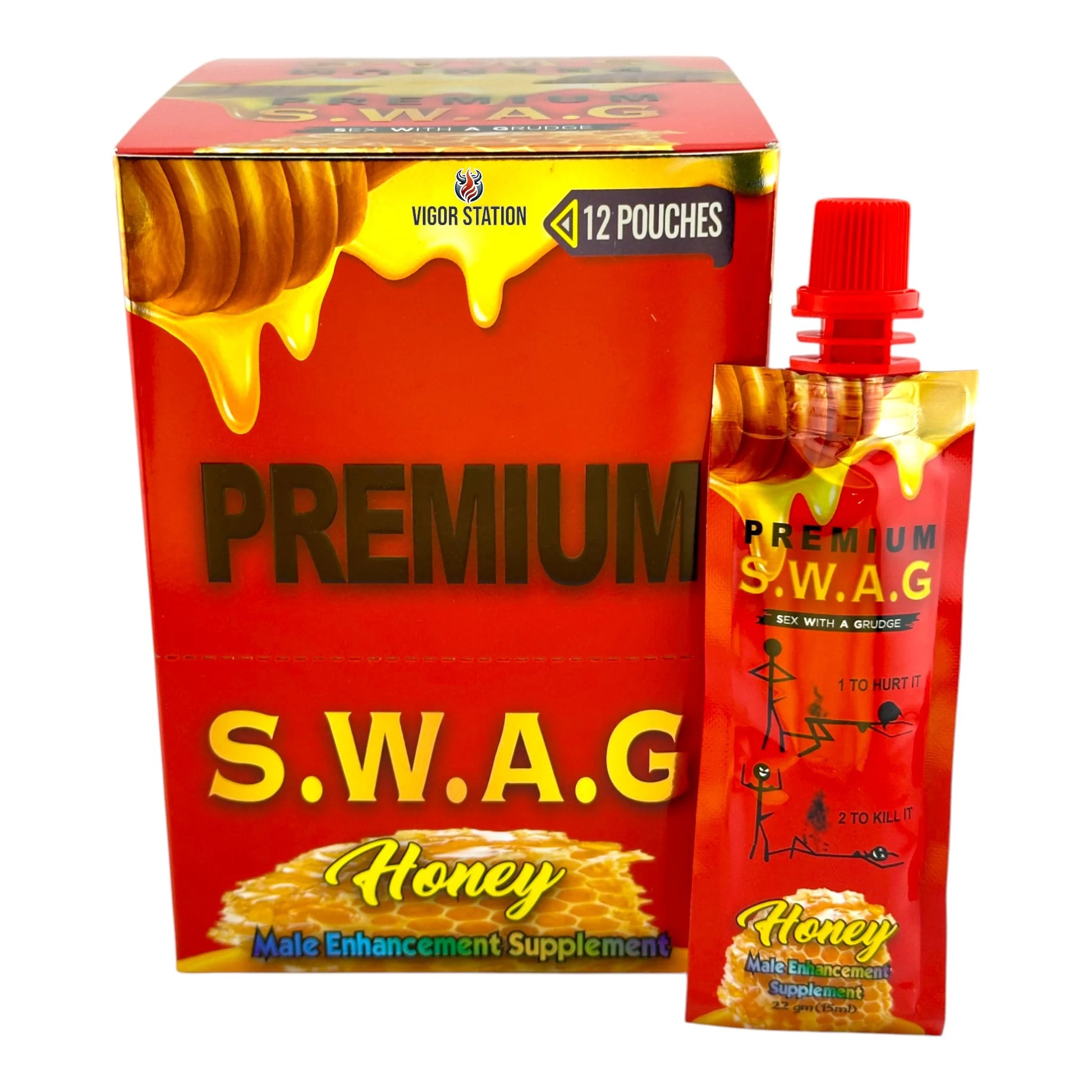 Premium Swag Honey – 12 Pack - Vitalhoneyus Vitalhoneyus Default Title